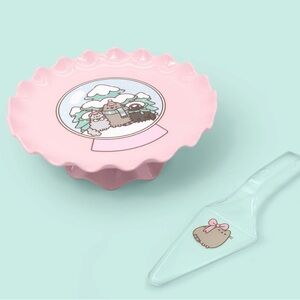PUSHEEN CAKE STAND & SPATULA